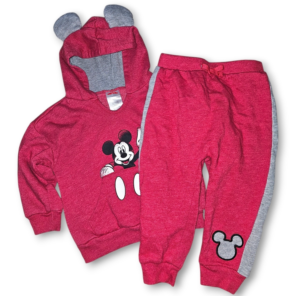 2T‎ Disney Red and Gray Kids Matching Set